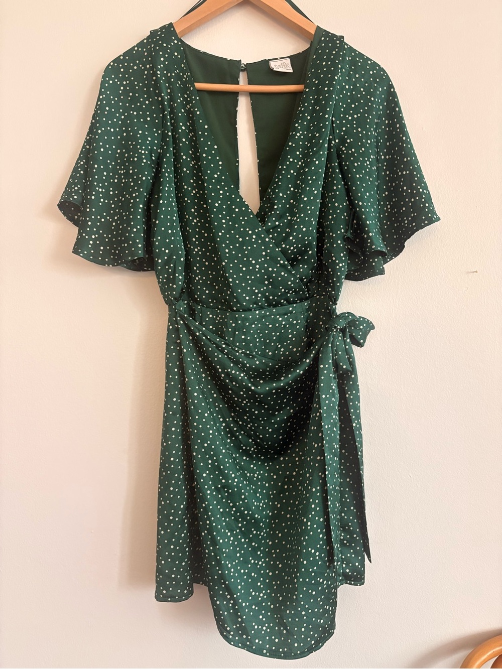 Selfie Leslie -  Mini mock wrap dress Size Small